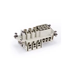 Conector de alta resistencia serie HK, insertos hembra de 12 pines y 40 A y 6 pines y 16 A